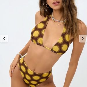 terry high waisted frankie’s bikini bottom’!!
